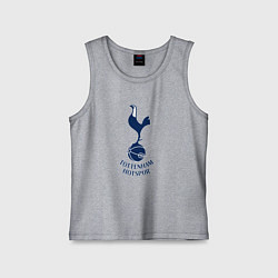 Майка детская хлопок Tottenham Hotspur fc sport, цвет: меланж