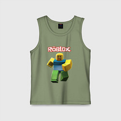 Детская майка Roblox бегущий персонаж