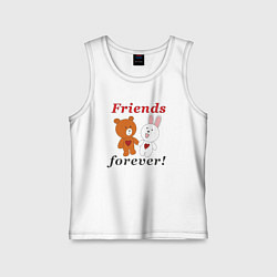 Детская майка Friends forever