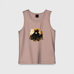 Майка детская хлопок Delta, цвет: пыльно-розовый