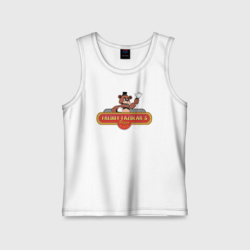 Детская майка Пиццерия Фредди Фазбера / Белый – фото 1