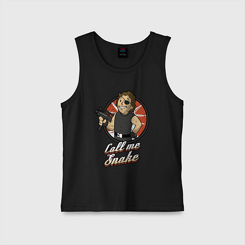 Детская майка Vault snake / Черный – фото 1