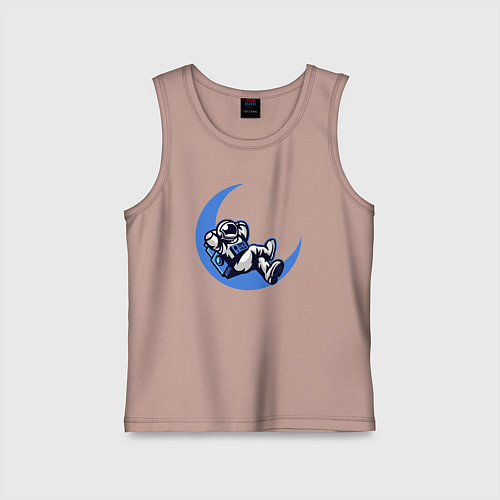 Детская майка Space chill / Пыльно-розовый – фото 1