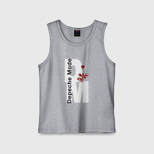 Детская майка Depeche Mode - Rose Violator mode / Меланж – фото 1