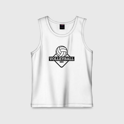Детская майка Volleyball club / Белый – фото 1