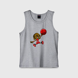 Майка детская хлопок Baby Jordan, цвет: меланж