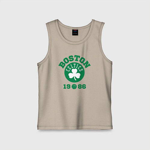 Детская майка Boston Celtics 1986 / Миндальный – фото 1
