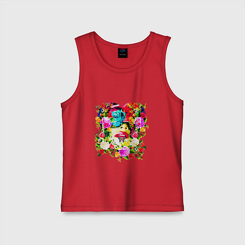 Детская майка Мои губы / Красный – фото 1