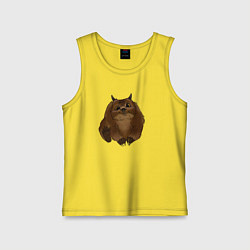 Майка детская хлопок Детеныш Медвесыча, цвет: желтый