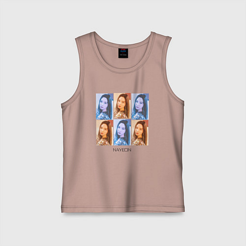 Детская майка Nayeon Twice Girl / Пыльно-розовый – фото 1