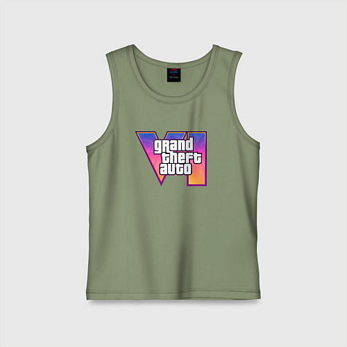 Детская майка Grand theft auto VI / Авокадо – фото 1