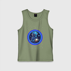 Детская майка Космический новый год