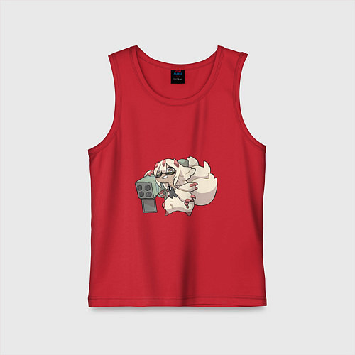 Детская майка Опасная Фапута / Красный – фото 1