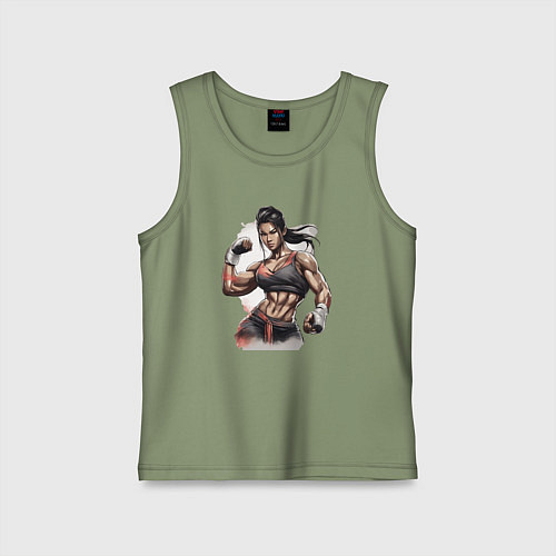 Детская майка Женское перевоплощение / Авокадо – фото 1