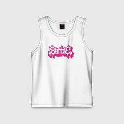 Детская майка Barbie pink