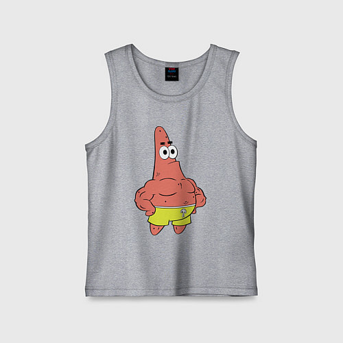 Детская майка Звезда - Патрик / Меланж – фото 1