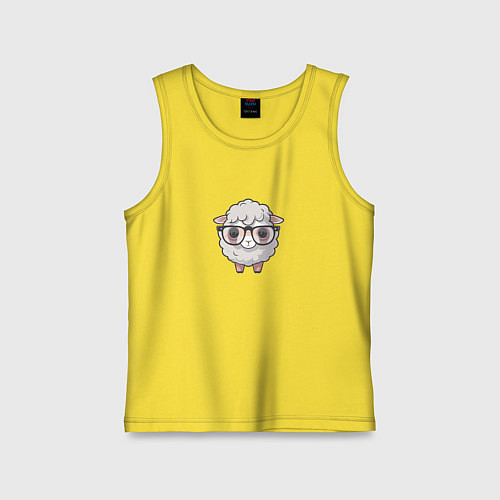 Детская майка Милый овен / Желтый – фото 1