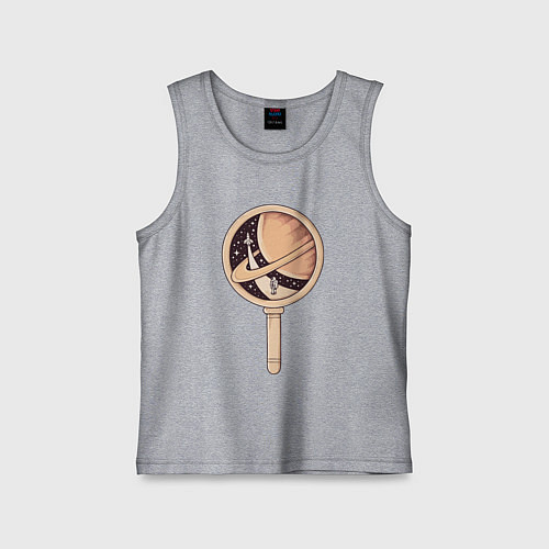 Детская майка Космическая мечта / Меланж – фото 1