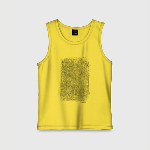 Детская майка Белый шум прямоугольник / Желтый – фото 1