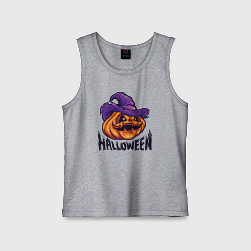 Детская майка Праздник Halloween / Меланж – фото 1