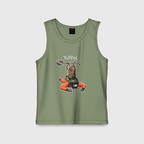 Детская майка Lethal Company: Bug Winner / Авокадо – фото 1