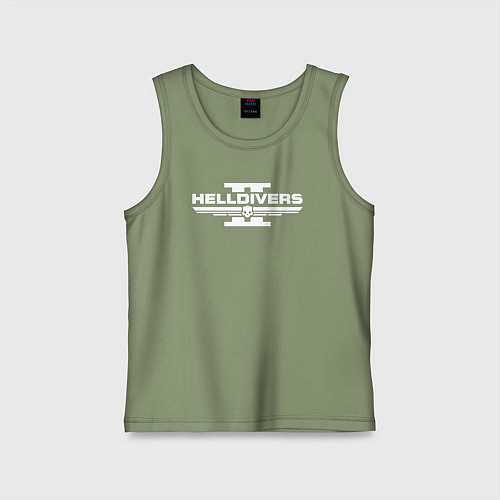 Детская майка Helldivers 2: Logo / Авокадо – фото 1