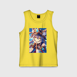 Майка детская хлопок Genshin Impact - character, цвет: желтый