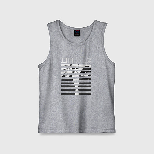 Детская майка Depeche Mode - SOTU merch / Меланж – фото 1