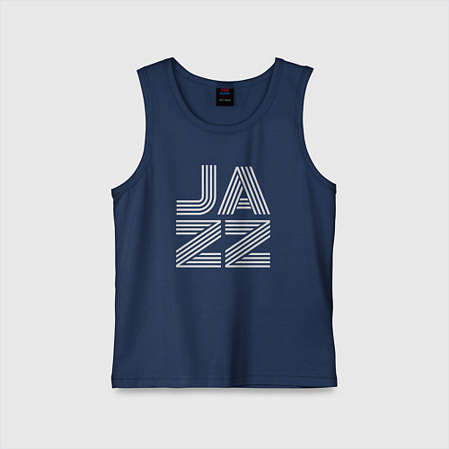 Детская майка Jazz vibe / Тёмно-синий – фото 1