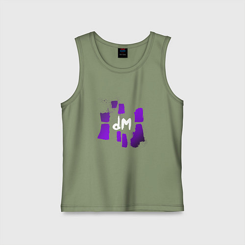 Детская майка Depeche Mode - devotional world tour / Авокадо – фото 1