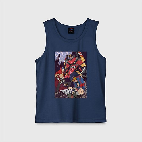 Детская майка Гуррен-Лаганн Камина Симон / Тёмно-синий – фото 1