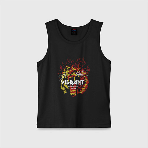 Детская майка Яркий ум всегда сияет / Черный – фото 1