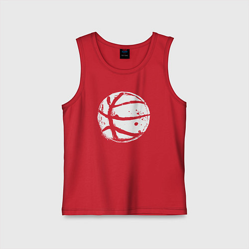 Детская майка Basket balls / Красный – фото 1