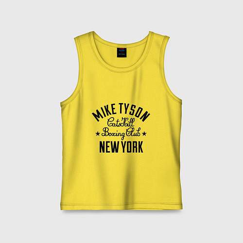 Детская майка Mike Tyson: New York / Желтый – фото 1
