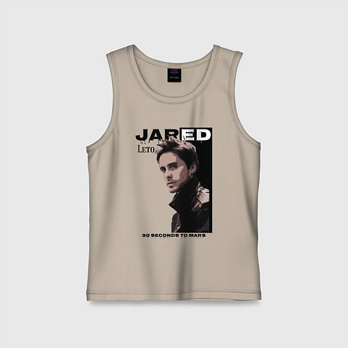 Детская майка Jared Joseph Leto 30 Seconds To Mars / Миндальный – фото 1