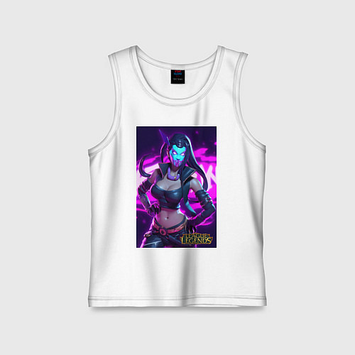 Детская майка League of Legends Akali Kda / Белый – фото 1