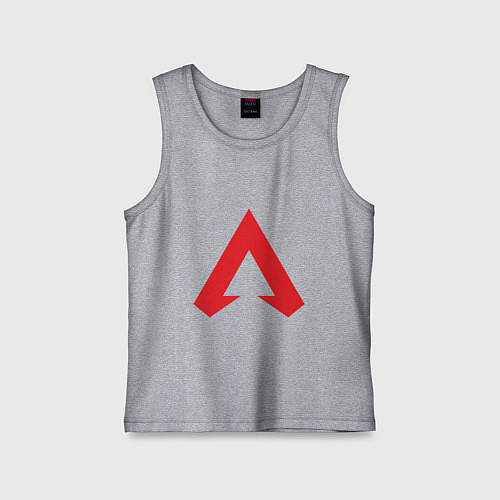 Детская майка Logo apex legends / Меланж – фото 1