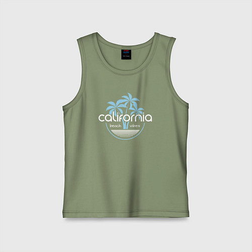 Детская майка California beach / Авокадо – фото 1