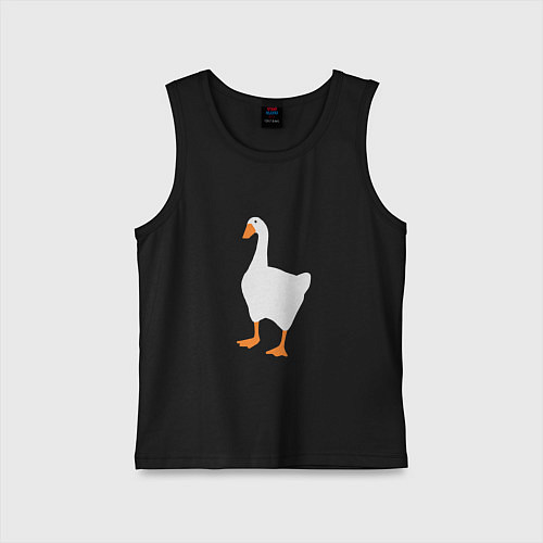 Детская майка Untitled goose game honk / Черный – фото 1