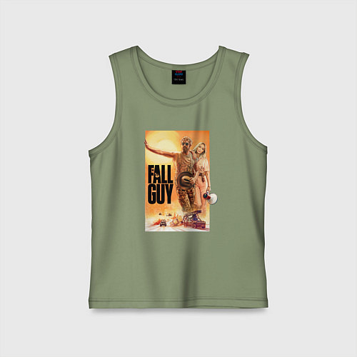 Детская майка Эмили Блант и Райан Гослинг каскадеры / Авокадо – фото 1