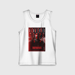 Майка детская хлопок В маске - Twenty one pilots, цвет: белый