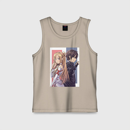 Детская майка Мастера Меча Онлайн Асуна / Миндальный – фото 1