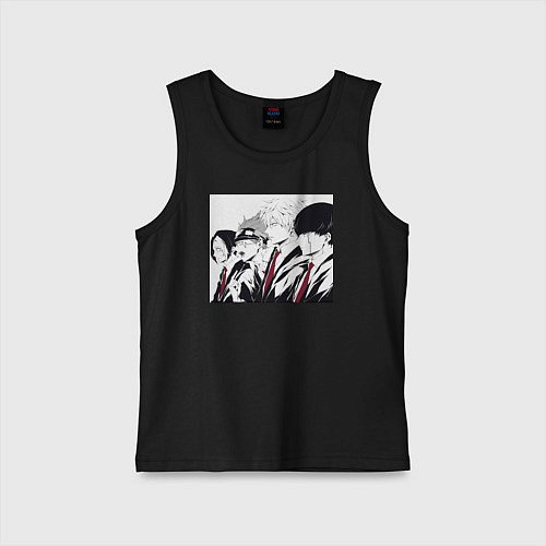 Детская майка Магия и мускулы Ланс Краун / Черный – фото 1