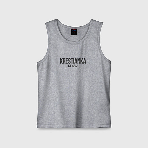 Детская майка Krestianka - крестьянка / Меланж – фото 1