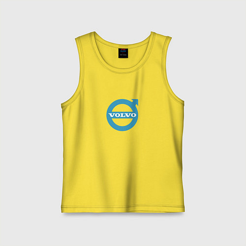 Детская майка Volvo sport avto / Желтый – фото 1