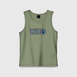 Детская майка Tardis who