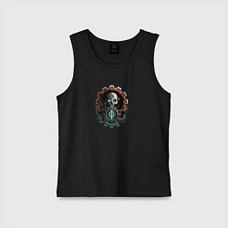 Майка детская хлопок Адептус Warhammer, цвет: черный