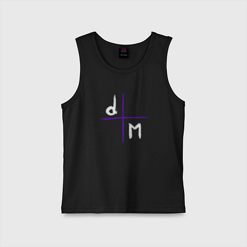 Детская майка Depeche Mode - Logo devotional / Черный – фото 1