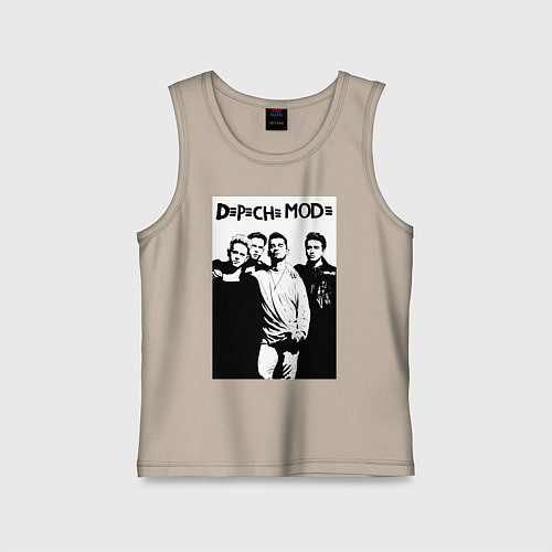 Детская майка Depeche mode all / Миндальный – фото 1