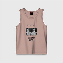 Майка детская хлопок White Lies - Ritual, цвет: пыльно-розовый